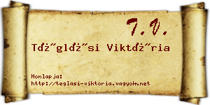 Téglási Viktória névjegykártya