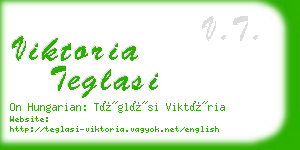 viktoria teglasi business card